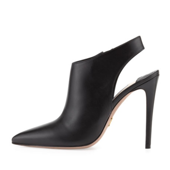 Prada Shoes - Prada Pointed Toe Slingback Bootie Size 39 / US 9